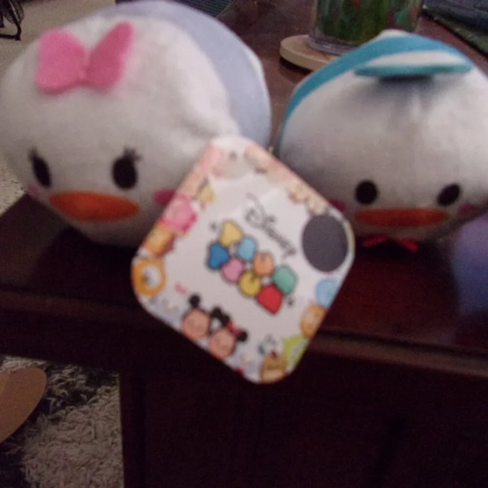 Bundle of Donald & Daisy small Tsum Tsum stuffed animals New